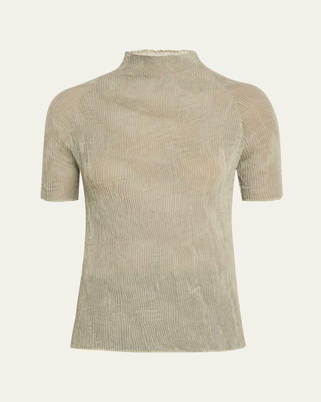 Chiffon Twist 3 Short Sleeve Top